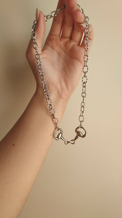Twisted bit Necklace