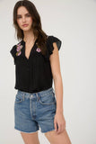 Floral Embroidery Top