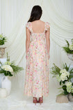 Floral Sleeveless Midi Dress