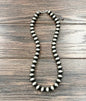 24" Big 14mm Western Bead Necklace