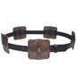 Genuine Leather w. Western Buckle-Size Zia Concho Belt