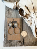 Western Twisted Textured Hoop Conch
