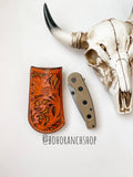 Leather Pocket Knife Sheath Genuine Leather Case Pocket
