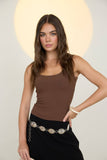 Stud Detail Knit Tank Top