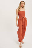 Strapless Harem Jumpsuit