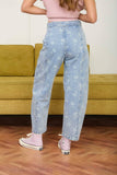 Dandelion Washed Denim Drawstring Jeans