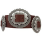 Western Oval Floral Concho