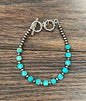 Western Hexa Gemstone Adjustable Bracelet