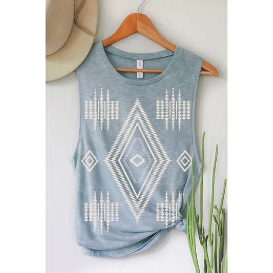 Tribal Aztec Boho Tank Top