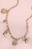 Western Boot, Star, Hat Charm Necklace
