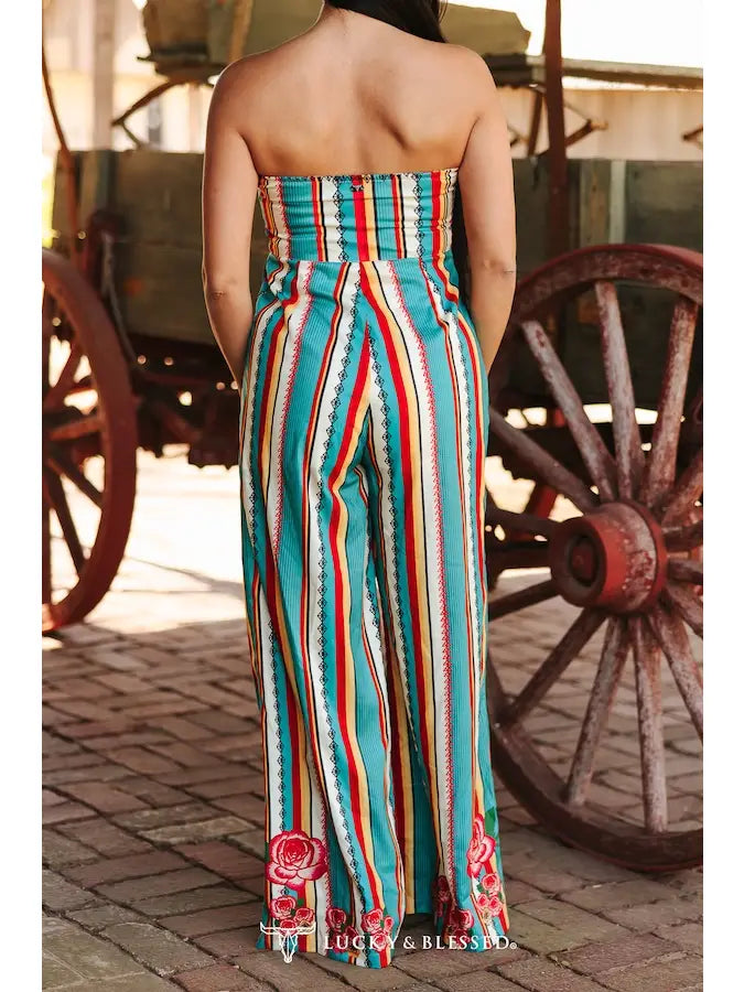 Serape Floral Jumpsuit