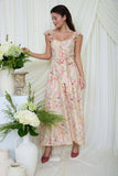 Floral Sleeveless Midi Dress