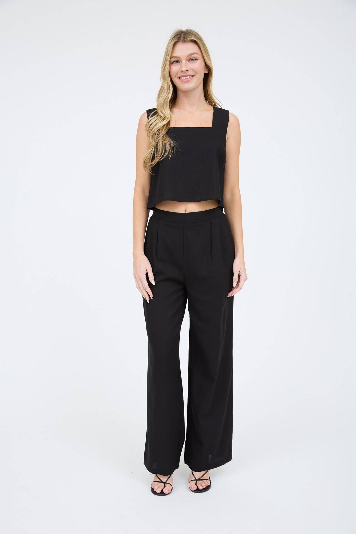 High Waist Linen Pants