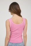 Scoop Neck Front Tie Tank Top