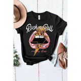 Rock & Roll Never Dies Washed Graphic Tee