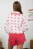 Heart Pattern Cardigan