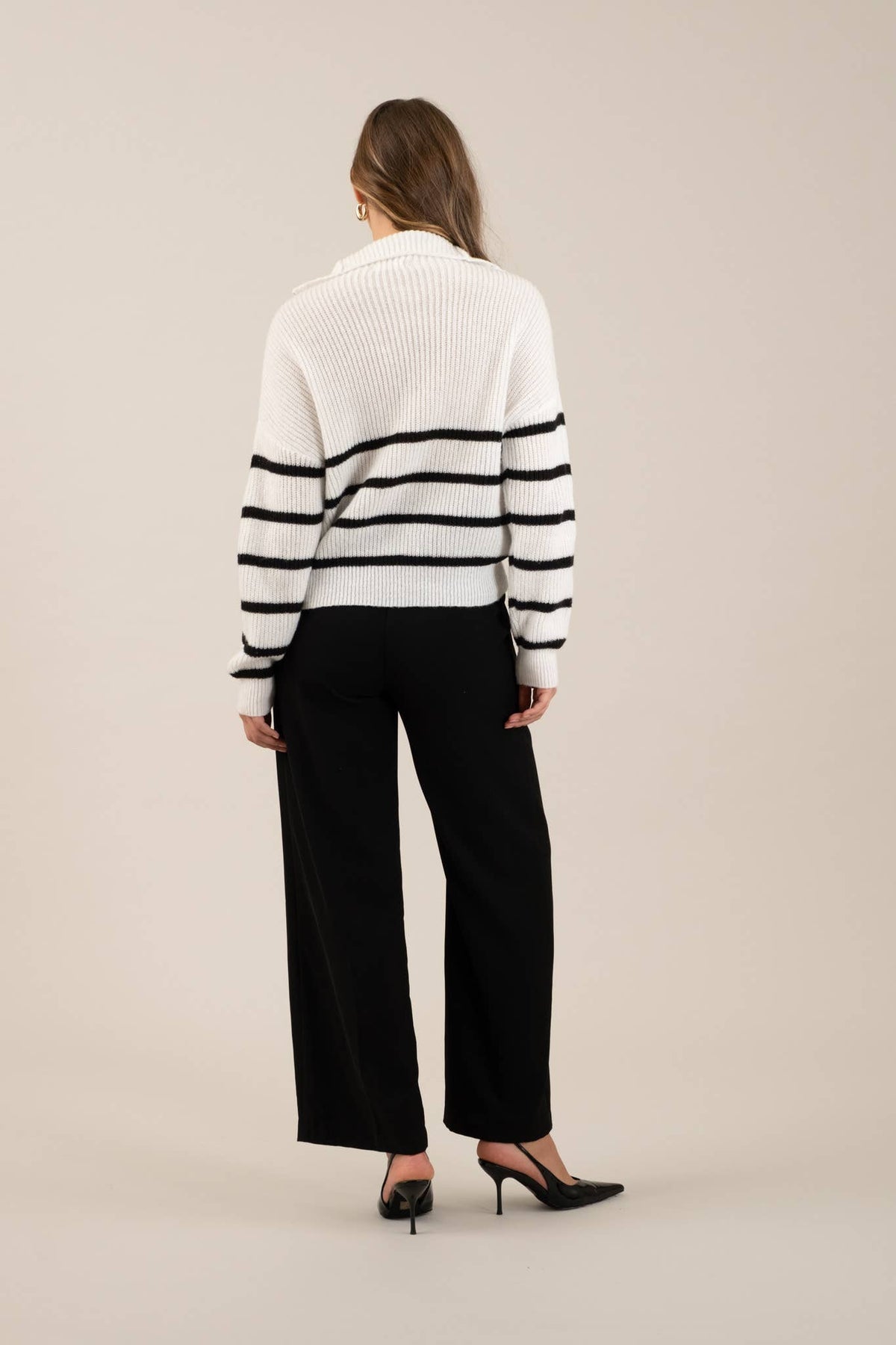 High Waist Wide Leg Dress Pants