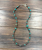 26" 6mm Western Bead Turquoise Necklace