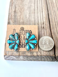 Western Squash Blossom - Stone Stud Earrings