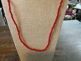 Crystal 6mm bead necklace