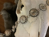 All Metal Concho Belt