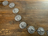 All Metal Concho Belt