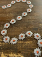 Dainty Metal and Single Stone Concho Belt