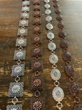 All Metal Concho Belt