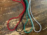 Crystal 6mm bead necklace