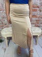 Chanelle chevron skirt