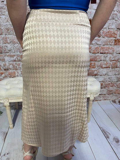 Chanelle chevron skirt
