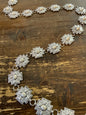 Dainty Metal and Single Stone Concho Belt
