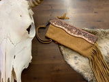 Embossed w/Fringe Wristlet