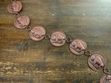 All Metal Concho Belt