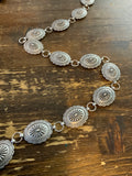 All Metal Concho Belt