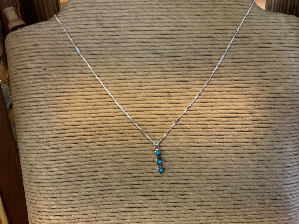 Genuine Turquoise Dainty Necklace