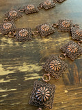 All Metal Concho Belt