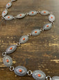Dainty Metal and Single Stone Concho Belt