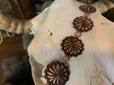 All Metal Concho Belt