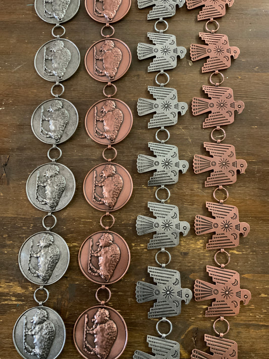 All Metal Concho Belt